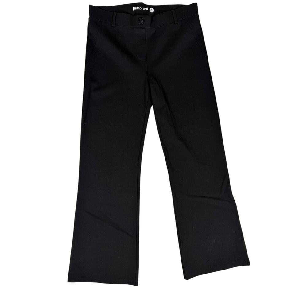 Betabrand Slacks Women 28 Black stretch Dress Comfortable